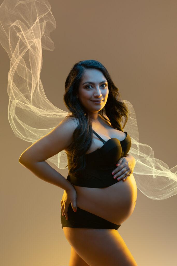 Séance photo dans les Landes et Pays Basque Séance photo original Landes grossesse coloré