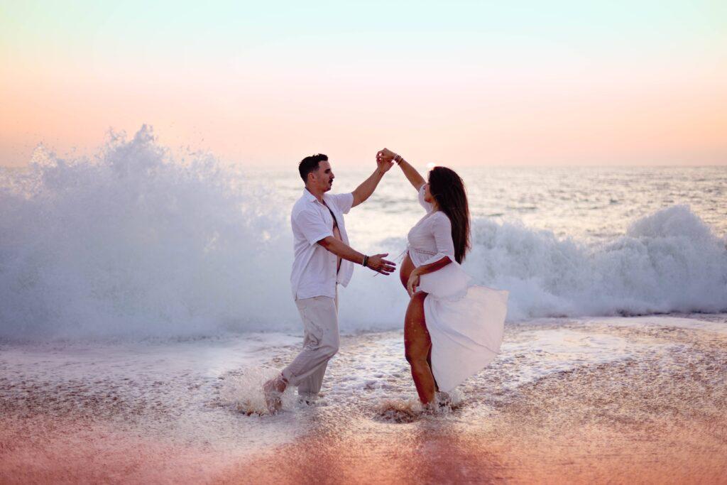 Séance photo dans les Landes et Pays Basque séance photo grossesse originale Landes ou Pays Basque