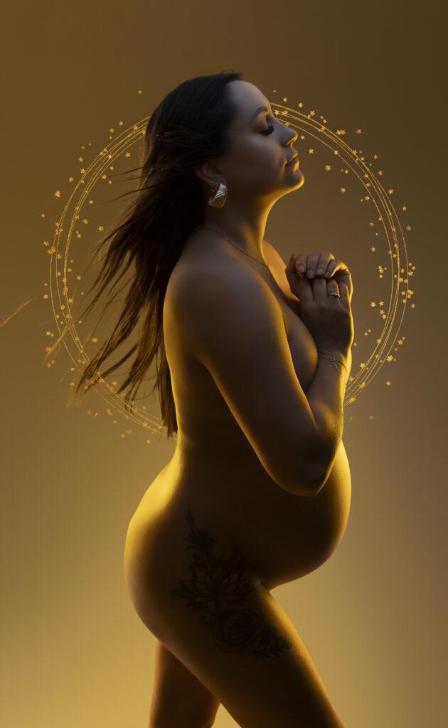 Séance photo dans les Landes et Pays Basque Séance photo original Landes grossesse coloré