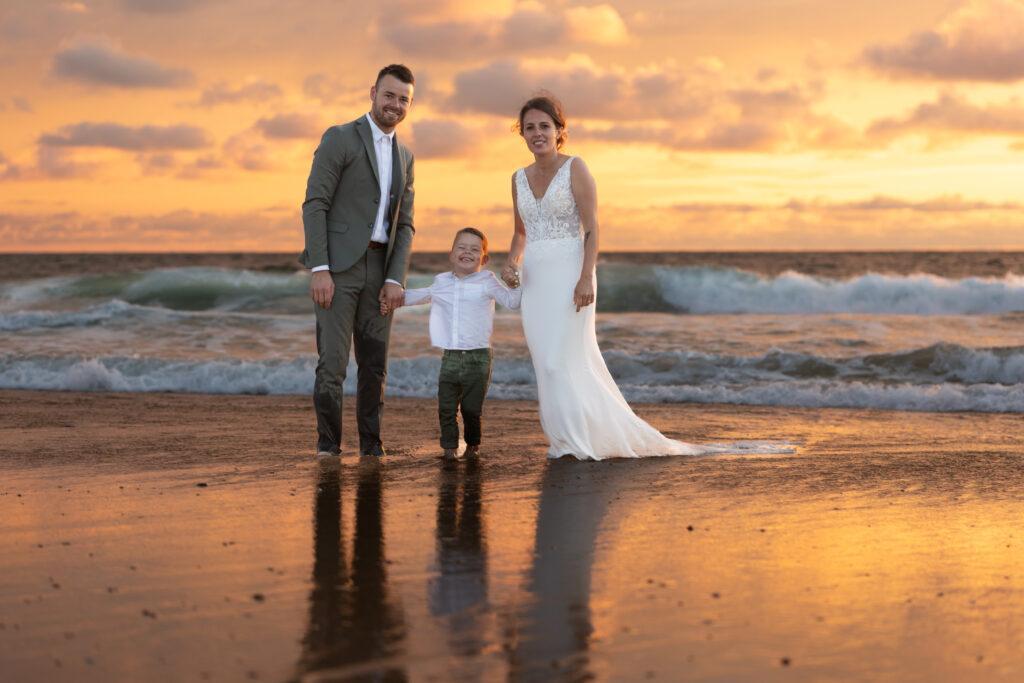 photographe COUPLE plage landes