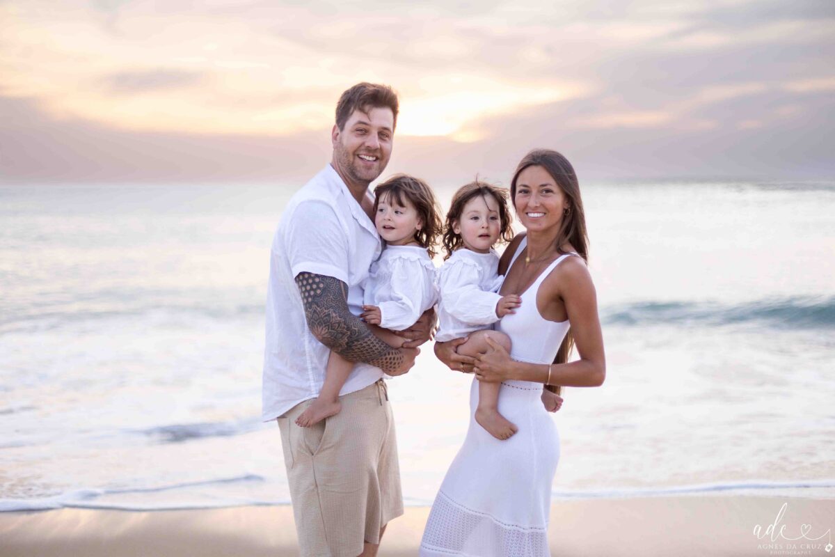 Photographe en bord de mer dans les Landes – portraits au coucher de soleil
