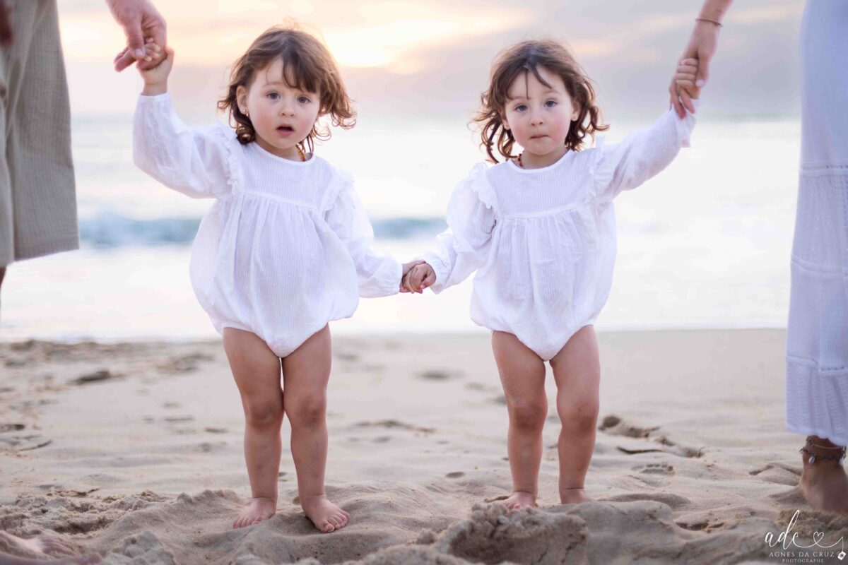 Photographe en bord de mer dans les Landes – portraits au coucher de soleil