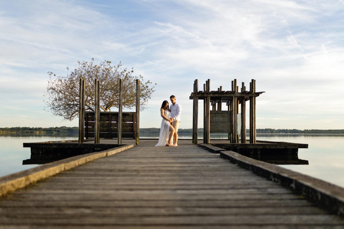 Séance photo dans les Landes et Pays Basque séance photo grossesse lac d’Azur