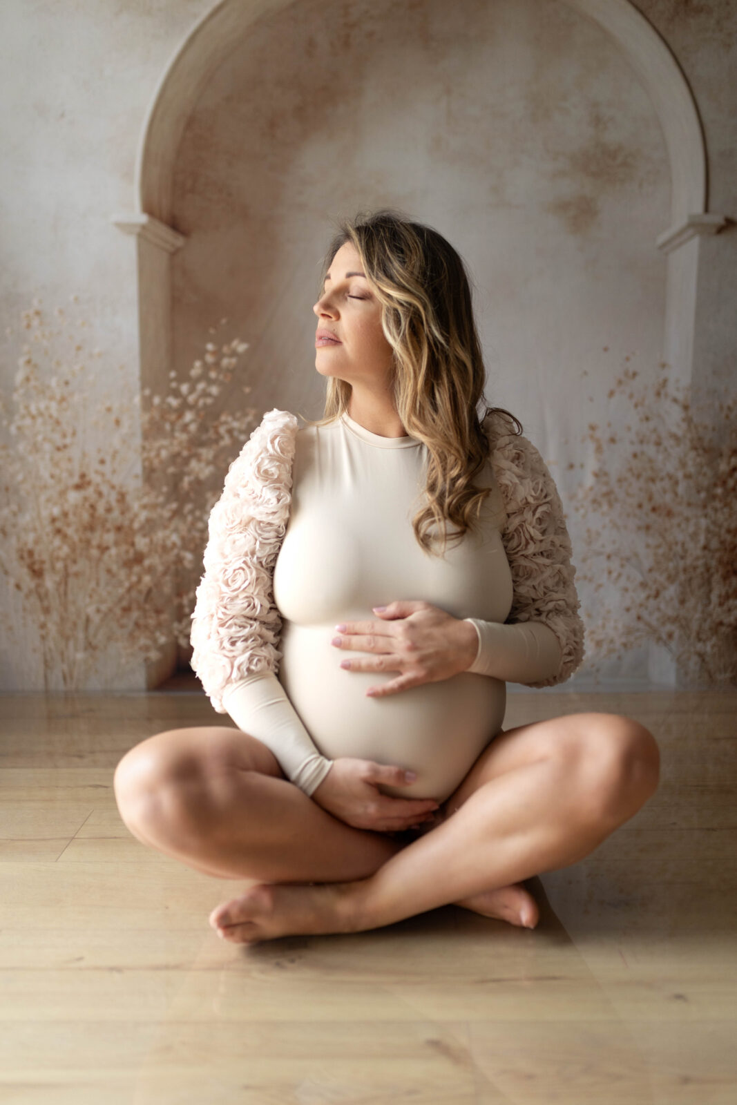 séance photo grossesse studio landes Bohéme