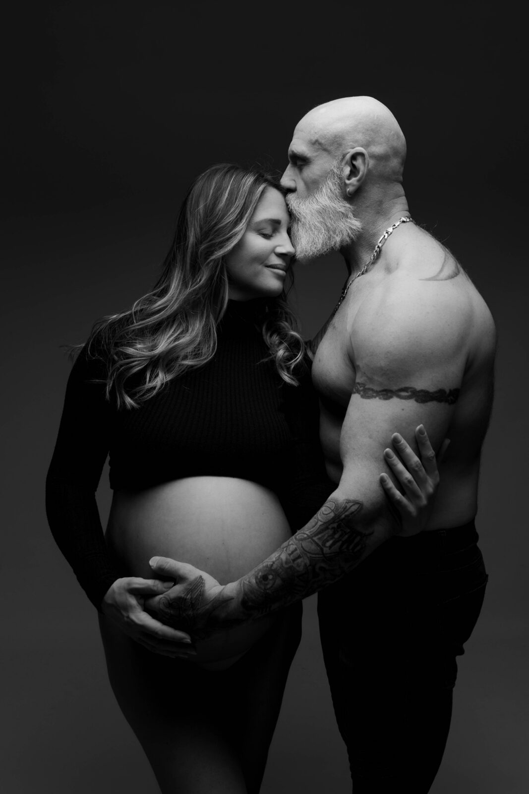 séance photo grossesse studio landes