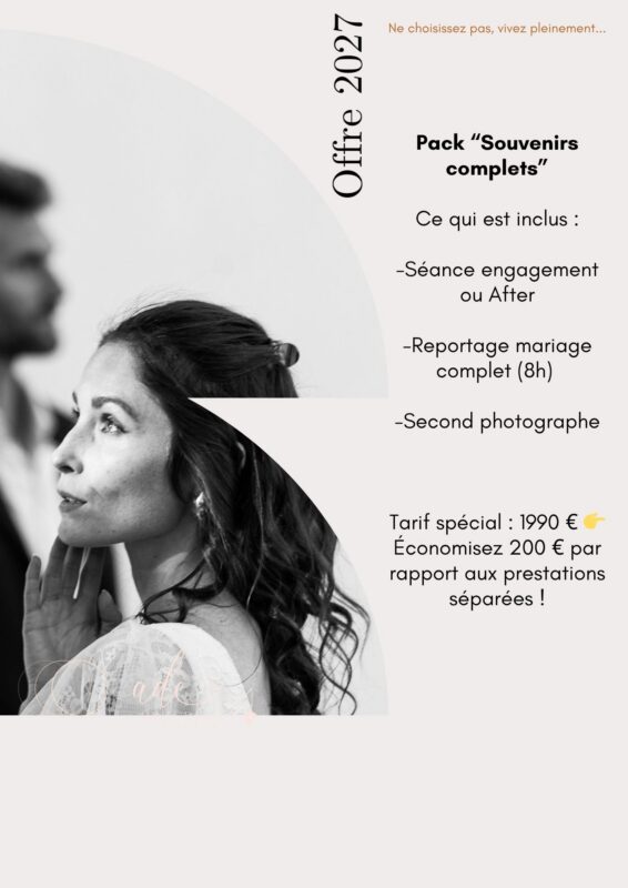 PROMO PHOTOGRAPHE MARIAGE LANDES
