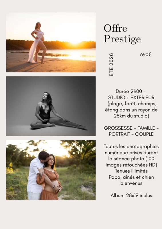 tarif photographe pas cher landes