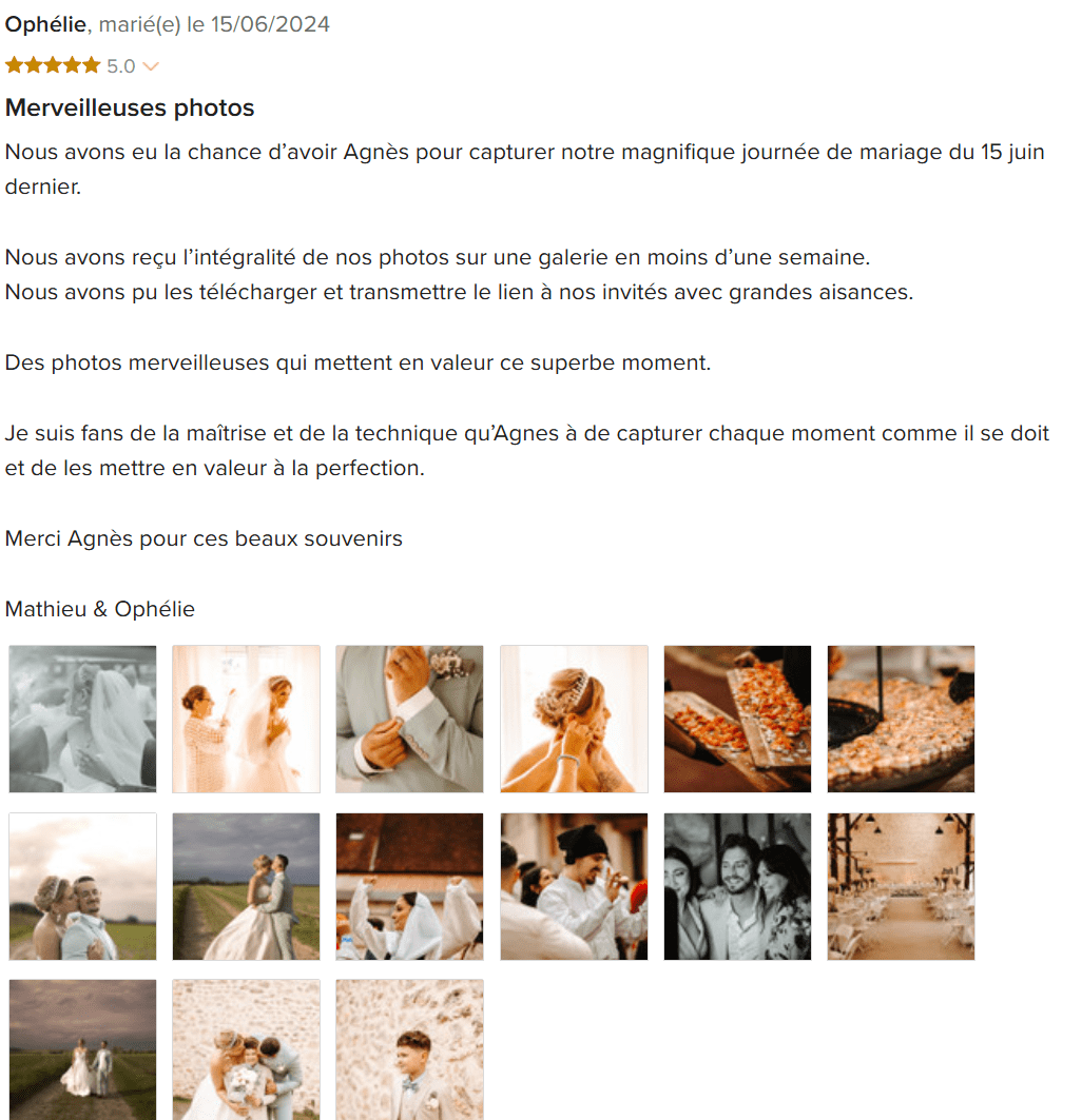 avis photographe landes